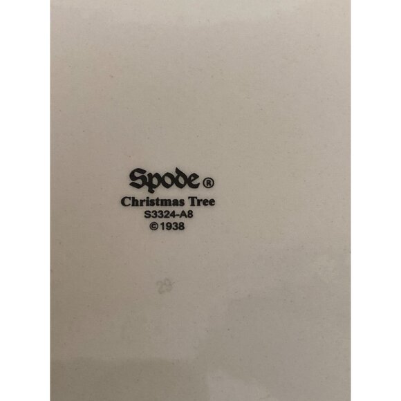 Spode Christmas Tree 10¾" Dinner Plates Set of 2 S3324-A8 - Picture 8 of 9